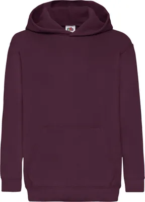 Produktbild von Fruit Of The Loom Pullover mit Kapuze für Kinder BC1367 (152) (Burgunder)