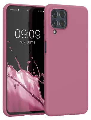 Produktbild von kwmobile Handyhülle für Samsung Galaxy M53 5G Hülle - TPU Case - Kabelloses Laden - Schutzhülle Cover in Dark Rose