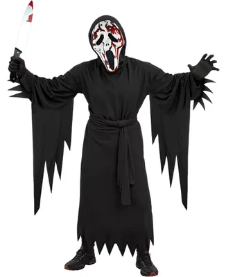Zdjęcie produktu dla Kostium na Halloween: Krzyczący koszciarz, horror, czarny, rozmiar M