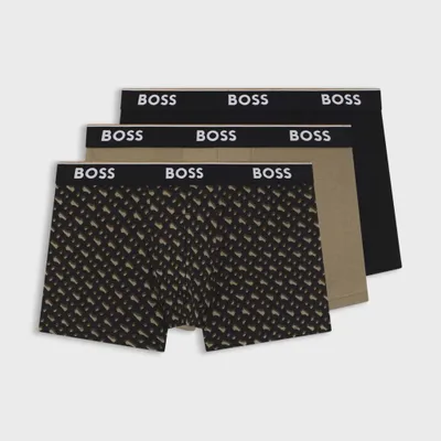 Produktbild von BOSS 3er-Pack Herren-Boxershorts aus elastischer Baumwolle 50554443