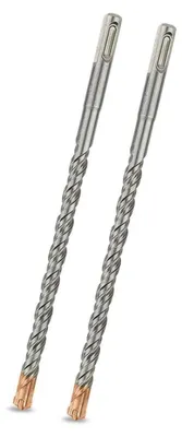 Produktbild von Hammerbohrer SDS Plus 10mm x 200mm 2 Stück Betonbohrer 4 Hartmetallschneiden