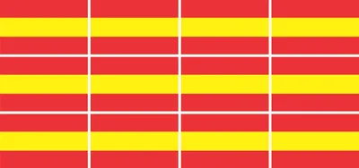 Produktbild von Mini Aufkleber Set - Pack glatt - 50x31mm - selbstklebender Sticker - Spanien - Flagge / Banner / Standarte fürs Auto, Büro, zu Hause und die Schule - 12 Stück