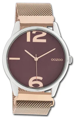 Obrázek produktu pro Hodinky Oozoo pro ženy, zlatá barva, kovový pásek, quartzový strojek, analogové zobrazení, model D3UOC10868
