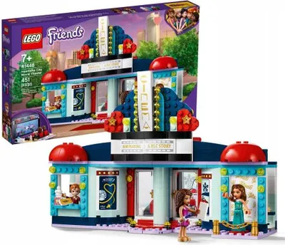 Zdjęcie produktu dla LEGO Friends Kino w Heartlake City, Zestaw do budowania, 7 lat(a), Plastik, 451 szt., 844 g