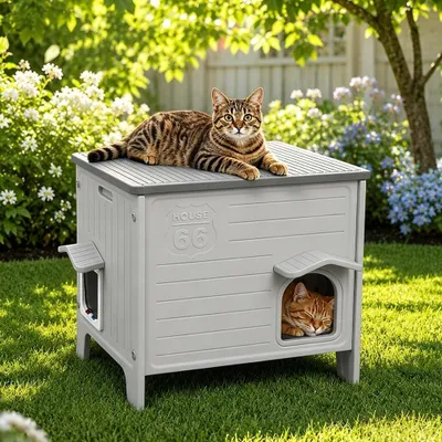 Produktbild von Isoliertes und Wasserdichtes Katzenhaus für Draußen