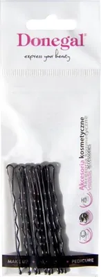 Produktbild von DONEGAL Haarnadeln lang - schwarz (5093) 1 Packung - 10 Stück