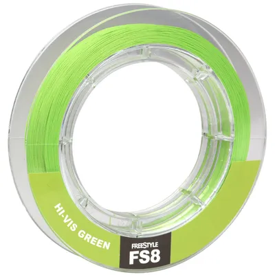 Produktbild von Spro Freestyle Fs8 Braid Hi-Vis Chartreuse - 125m geflochtene Schnur, Durchmesser:0.08mm, Tragkraft:6.5kg