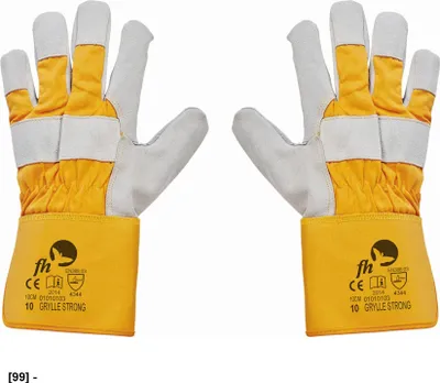 Zdjęcie produktu dla GRYLLE STRONG - rękawice mechaniczne wzmacniane skórą - 10