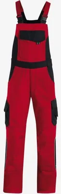 Produktbild von FHB ECKHARD Latzhose, rot-schwarz, 64