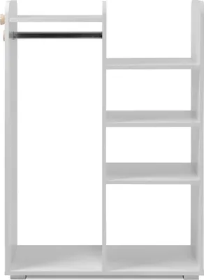 Produktbild von Kinderkleiderschrank Weiß H110 cm - LALA