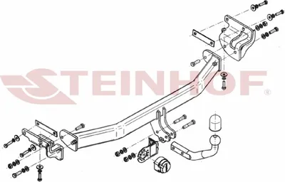 Produktbild von Z546819 Anhängerkupplung passend für KIA Carens 2013-2019 starr