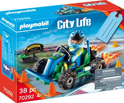 Produktbild von PLAYMOBIL, Geschenkset "Go Kart-Rennen", City Life, 70292