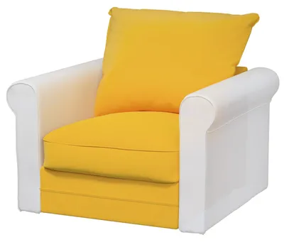 Produktbild von Dekoria Bezug für Grönlid Sitzelement, honiggelb, 107 x 98 x 104 cm