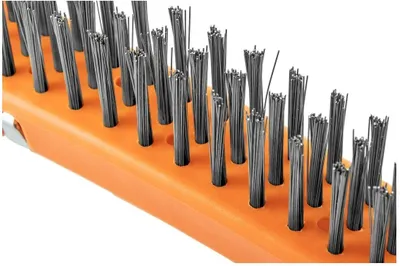 Zdjęcie produktu dla NEO TOOLS Szczotka druciana, drut stalowy, 3x19 rzędów, ze skrobakiem