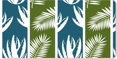 Produktbild von MuchoWow® Schreibtischunterlage Blätter - Tropisch - Gestaltung - Hawaii 80x40 cm - XXL Mauspad - Gaming Mauspad