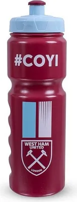Produktbild von West Ham United FC - Wasserflasche "#COYI", Wappen, 750ml RD2866 (Einheitsgröße) (Rot)