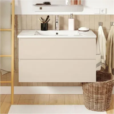 Immagine prodotto di Mobile bagno con lavabo singolo 80cm e rubinetto SORRENTO