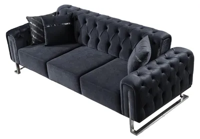Produktbild von Villa Möbel Schlafsofa Nova, 3-Sitzer Anthrazit