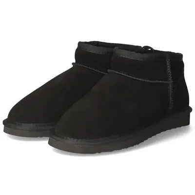 Produktbild von Piece of Mind Winterstiefeletten Damen Rauleder Schwarz Größe: 39