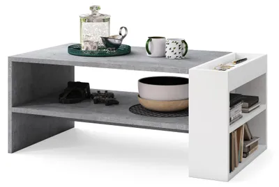 Produktbild von Design Couchtisch Nefri Tisch Wohnzimmertisch mit Ablagefläche