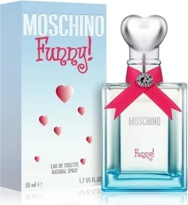 Obrázek produktu pro Moschino Funny!, Ženy, 50 ml, Nedoplnitelná lahvička, Oranžová, Růžový pepř, Červený rybíz, Zelený čaj, Jasmín, Pivoňka, Fialka, Ambra, Cedr, Pižmo, Větvičník slívový