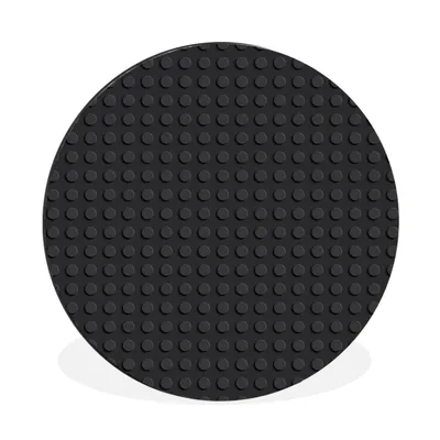 Produktbild von MuchoWow® Aluminium Wandkreis Bild - Schwarz Ø 60 cm Wanddeko Modern Wohnzimmer - Wand Kreis - Wandbild - Schlafzimmer - Aluminium Bild - Kinderzimmer - Wohnzimmer Dekoration - Wandschmuck