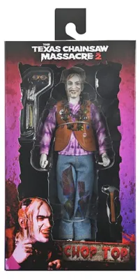 Imagen del producto de Texas Chainsaw Massacre 2: Figura de Chop Top, 20 cm