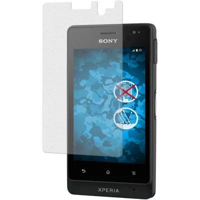 Produktbild von 6er-Pack PhoneNatic Displayschutzfolien matt  kompatibel mit Sony Xperia go