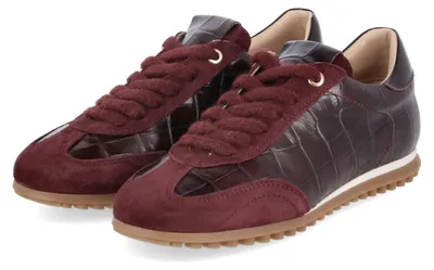 Imagen del producto de Zapatillas bajas de mujer Kaerlek modelo RIBES, color rojo, material: cuero, talla: 37