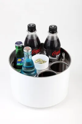 Obrázok produktu pre APS® 00620 Konferenčný chladiaci box Konferenčný Ø 23 cm, 6 otvorov, biely