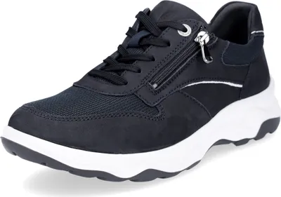 Produktbild von Waldläufer Herren Leder Sneaker navy blau 10
