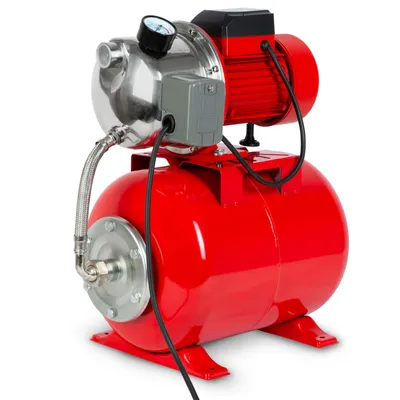 Obrázek produktu pro Domácí vodárna EBERTH průtok 3600 l/h, výtlačný tlak 5 barů, příkon 750 W, čerpadlo s tlakovým spínačem pro automatický provoz, samonasávací