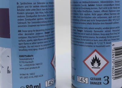 Obrázok produktu pre Dekoračný sprej na sneh 80 ml, biely, v stojane