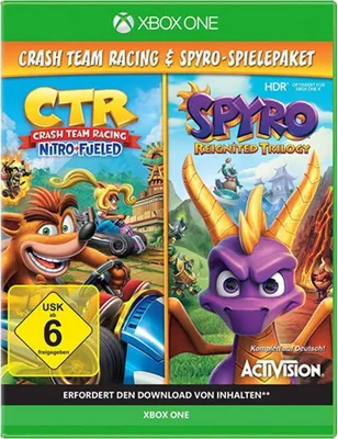 Produktbild von Spyro + Crash CTR Bundle XB-One 2 Games
