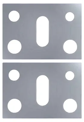 Produktbild von 1/2 Stück Gasherdmatte, leicht zu reinigen, antihaftbeschichtet, wiederverwendbar, hitzebeständig, schützt die Kochfläche, unverzichtbar in der Küche