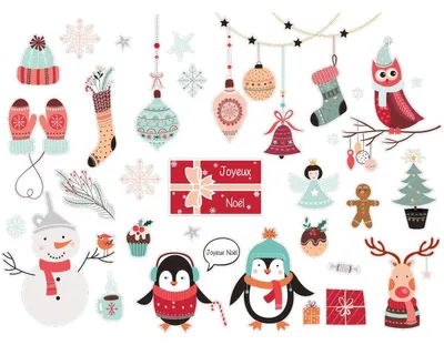Produktbild von Weihnachtliche Winteraufkleber – Selbstklebende Weihnachtsaufkleber – Festliche Dekoration – 40 x 55 cm