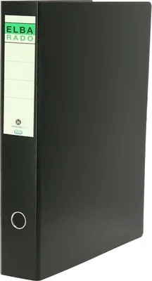 Produktbild von Ordner für A3 hoch 80mm Hartpappe schwarz Packung mit 16 Stück