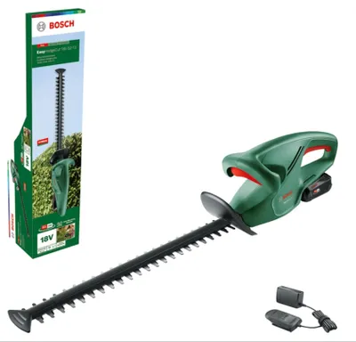Zdjęcie produktu dla Bosch Easy HedgeCut 18-52-13, 52 cm, 1,5 cm, 2400 RPM, Czarny, Zielony, 2,5 m/s², 76 dB