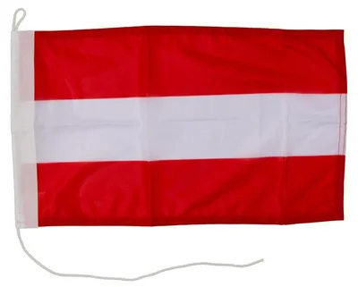 Produktbild von Motorrad-/Bootsflagge 25x40cm: Oesterreich ( Österreich )