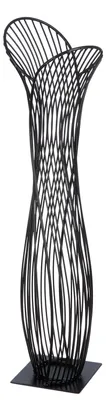 Image de Gilde Dekoobjekt, "Die Verbundenheit", Metall, schwarz, VE 1, L. 13 cm, B. 17 cm, H. 63 cm