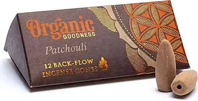 Obrázek produktu pro Sada na kadidlo Patchouli přírodní kadidlo -- 24 g + lotosová čajová svíčka