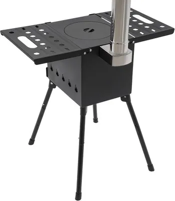 Productafbeelding van Tentkachel met buis, houtkachel, outdoor, camping, inklapbaar, draagbare houtkachel voor camping, outdoor, tent