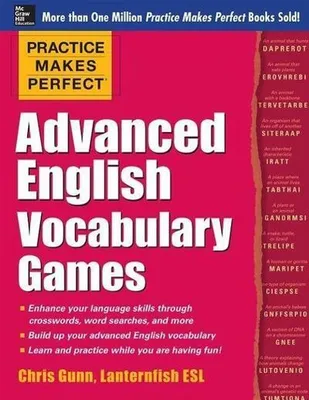 Image de Practice Makes Perfect Advanced English Vocabulary Games