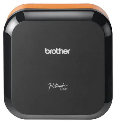Produktbild von Brother PT-E720BT, TZe, Wärmeübertragung, 180 x 180 DPI, 20 mm/sek, Kabellos, Schwarz, Orange