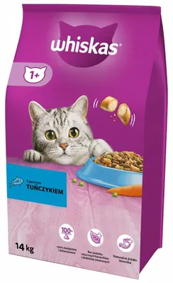 Zdjęcie produktu dla Sucha Karma Tuńczyk z warzywami WHISKAS 14kg