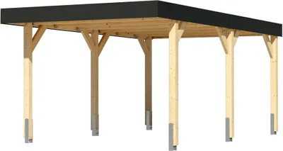 Produktbild von Karibu Carport Einzel- oder Doppelausführung mit und ohne Seitenwand