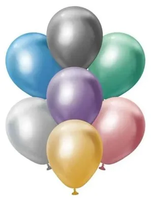 Image de Ballons miroirs assortis, lot de 100 - Godan