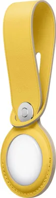 Immagine prodotto di Apple MM023ZMA Laccetto Custodia per AirTag in Pelle Giallo