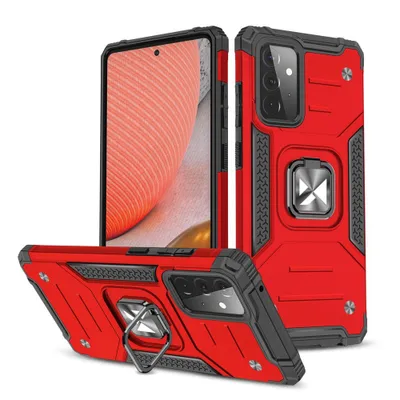 Obrázek produktu pro Pouzdro Wozinsky Ring Armor pro Samsung Galaxy A72 4G - Červené, Odolné a Praktické KP10515