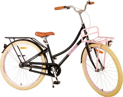 Produktbild von TPFSports Excellent Kinderfahrrad - Mädchen - 26 Zoll - Rücktritt + Handbremse - Schwarz